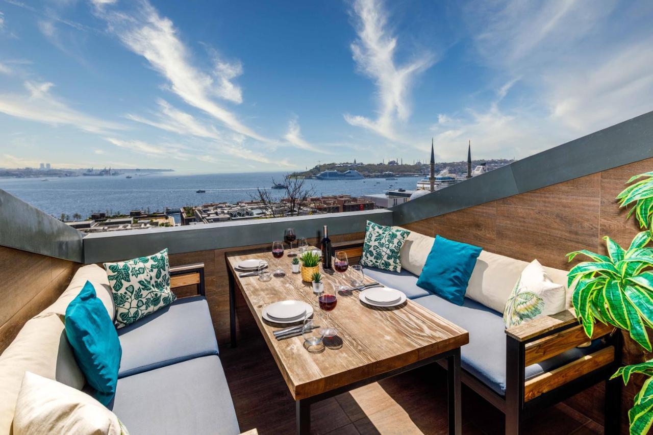 Monnas Bosphorus Lägenhet Istanbul Exteriör bild